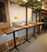 Lot of (7) 31” L x 24” W x 40” H Cafe Tables(INV#78216)(Located @ the MDG Showroom - Pgh., PA)(