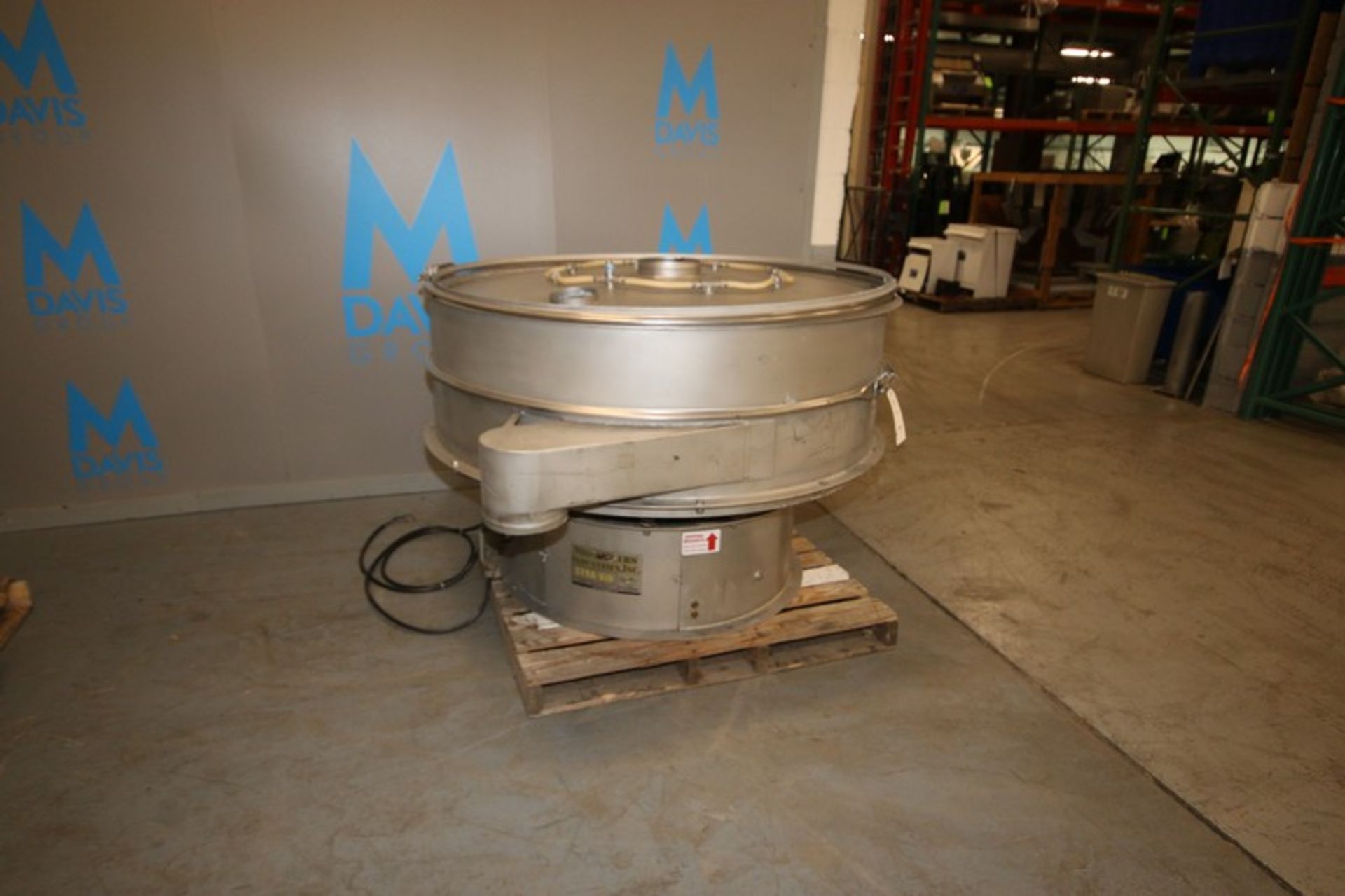 Midwestern Industries 60" S/S Vibratory Sifter,Model MR60S8-, S/N 1215-5044, 2.5 hp/1200rpm, 230/ - Image 7 of 12