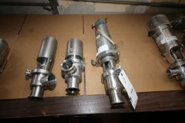 Lot of (2) G&H, APC 2-Way S/S Air Valves,Clamp Type (INV#79908)(Located @ the MDG Auction Showroom