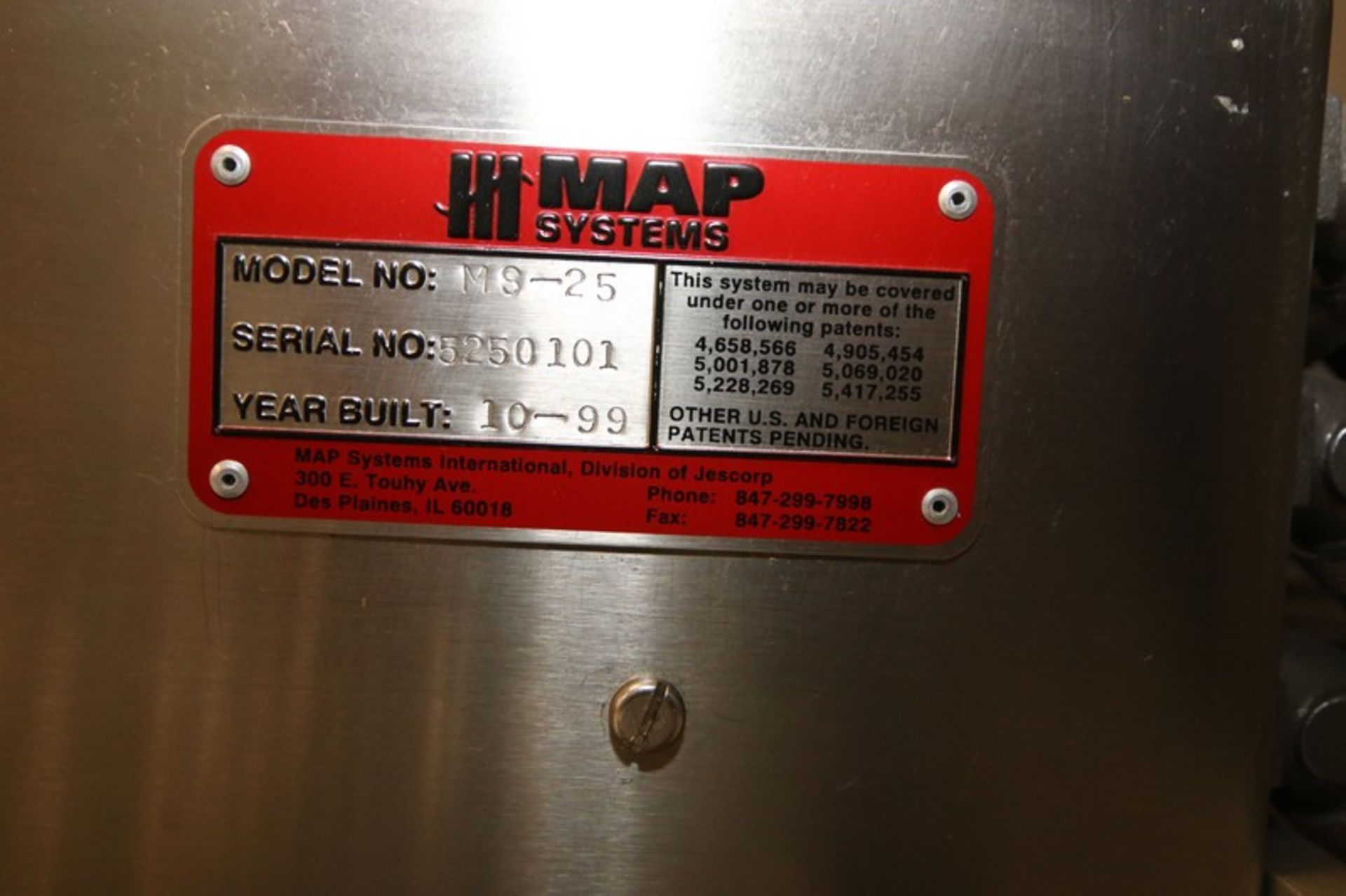 Jescorp / Map Systems - Table Top - Nitro Flush / Tamper Evident Tray Wrapper, M/N MS-25, S/N - Image 6 of 11