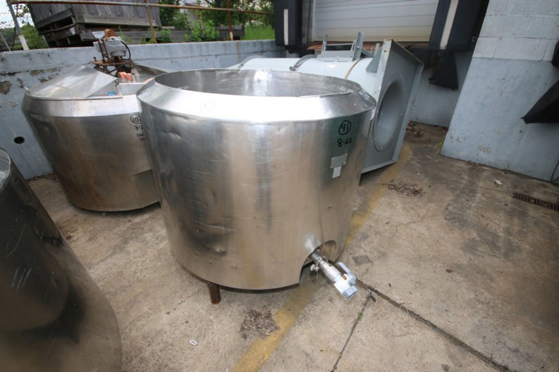 Crepaco Aprox. 200 Gal. Jacketed S/S Tank,S/N 6664, Open Top (INV#68320)(LOCATED IN BRADDOCK, PA-- - Image 2 of 6