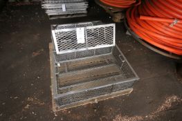 Lot of (3) S/S Cage Racks,Overall Dims.: Aprox. 36" L x 26" W x 10" Deep(INV#69300)(Located at the