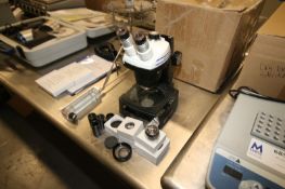 Bausch & Lomb Microscope,with Dual Optical Scopes, with Some Spare Optical Scopes & Lenses (INV#