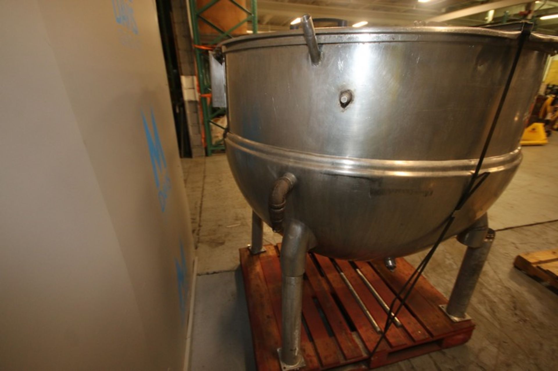 Groen 250 Gal. S/S Kettle,M/N N250SP, Type 316, MAX. W.P. 125 PSI @ 353(INV#80191)(Located @ the MDG - Image 6 of 8