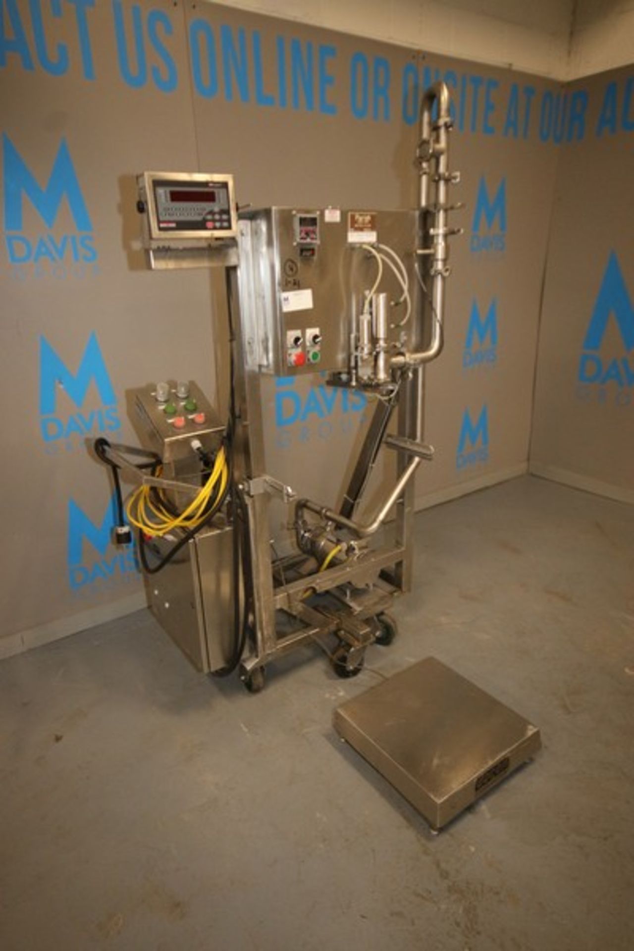 Parish Case-Pak Meter Filler,M/N M125, S/N 080, with Doran S/S Platform Scale, with Rice Lake - Image 2 of 11