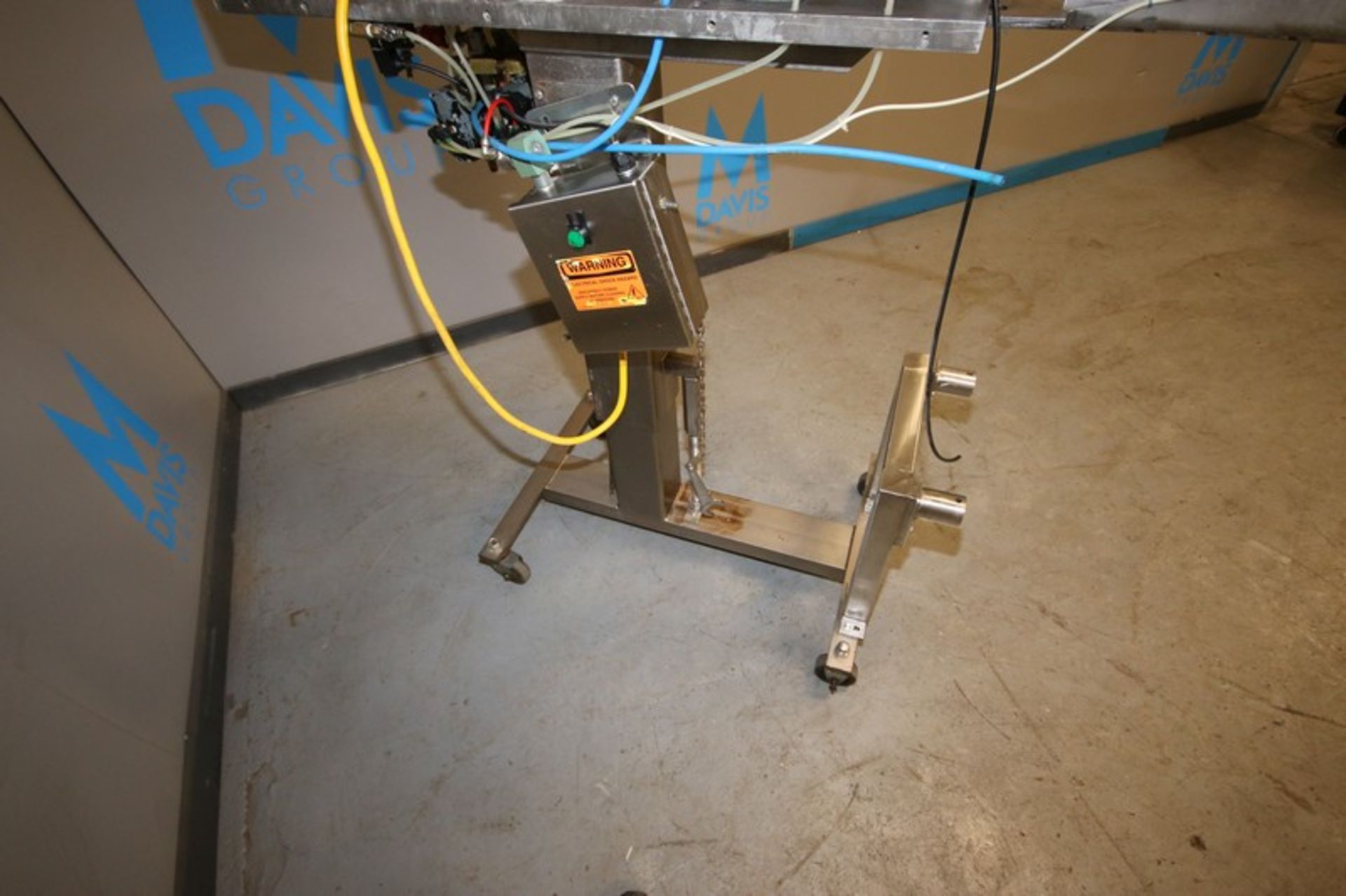 Colborne Portable Piston Filler / Depositor, with20" x 20" Feed Hopper, Mounted on S/S Frame (INV# - Image 9 of 10