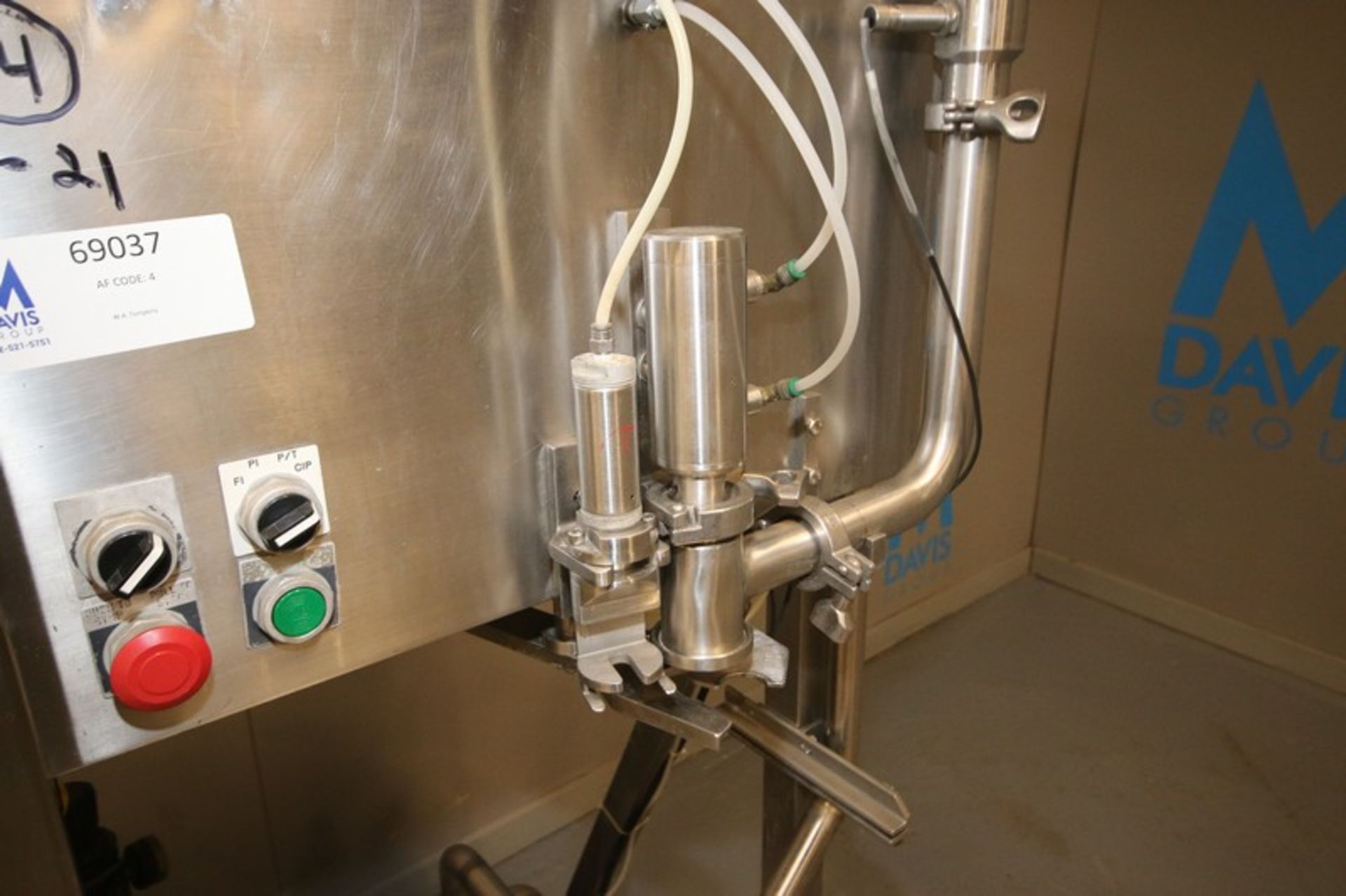 Parish Case-Pak Meter Filler,M/N M125, S/N 080, with Doran S/S Platform Scale, with Rice Lake - Image 4 of 11