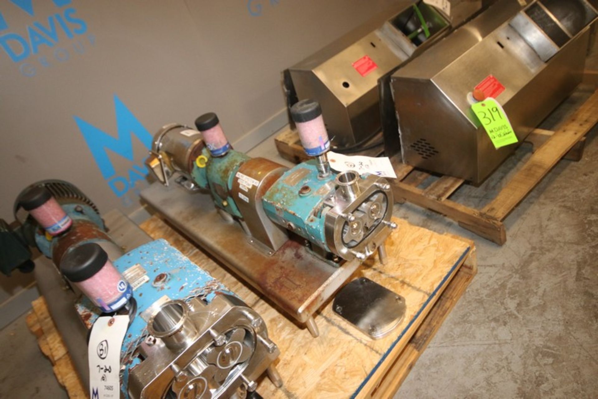 Tri-Clover 1 hp Positivie Displacement Pump, M/N TCIP2NLD-15MEY415H-AQ-DM1A, S/N 541697-01, with - Image 6 of 7