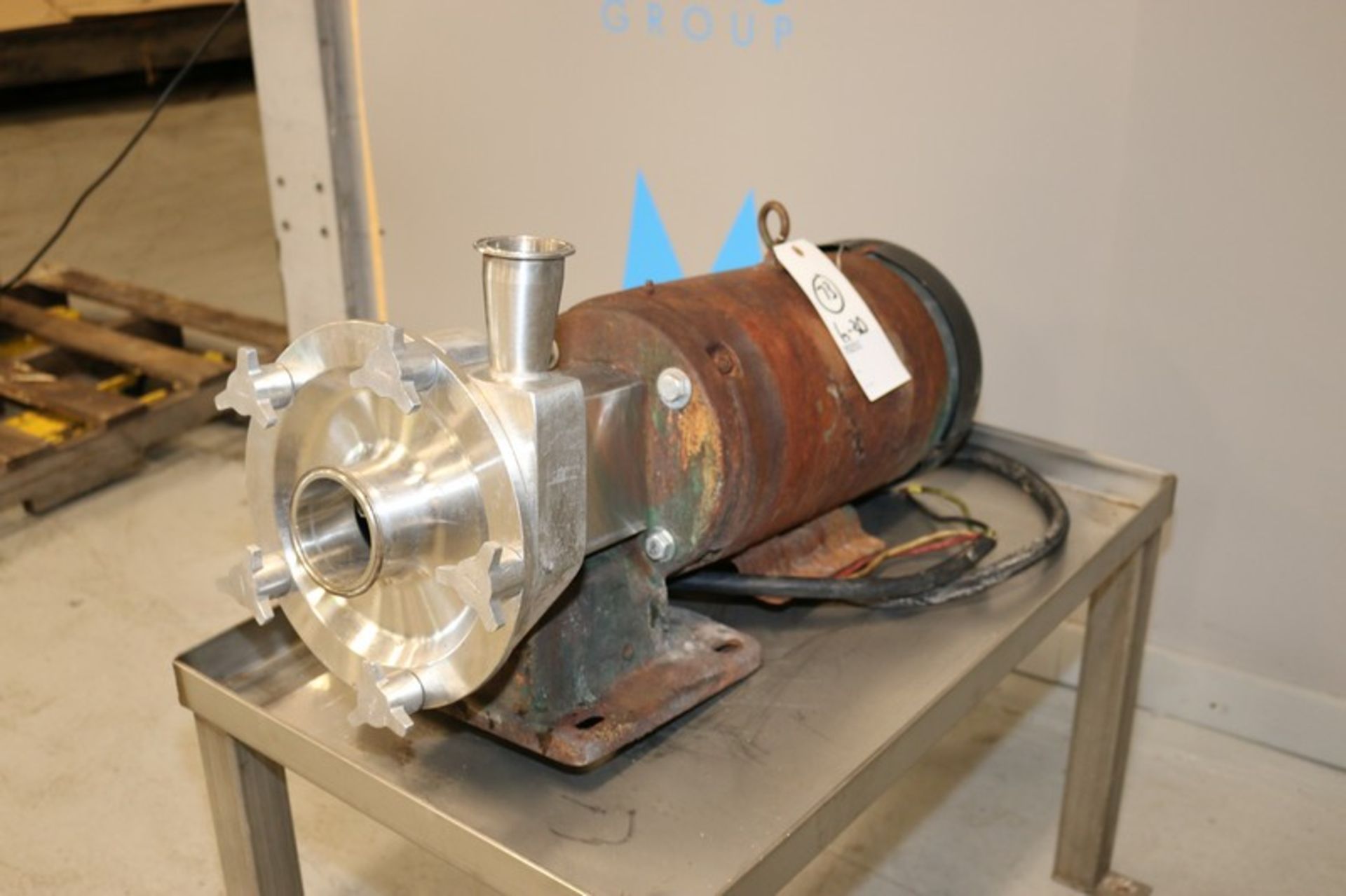 Fristam Aprox. 10 hp Centrifugal Pump, M/N FP1732-165, S/N FP175229739919, with Aprox. 2" x 3" Clamp - Image 2 of 6
