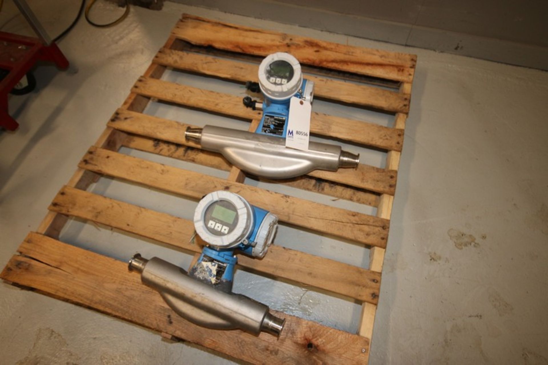 (2) Endress + Hauser Flow Meter,(1) Aprox. 1-1/2" Dia. Clamp Type Inlet/Outlet & (1) Aprox. 1" Clamp - Image 10 of 10