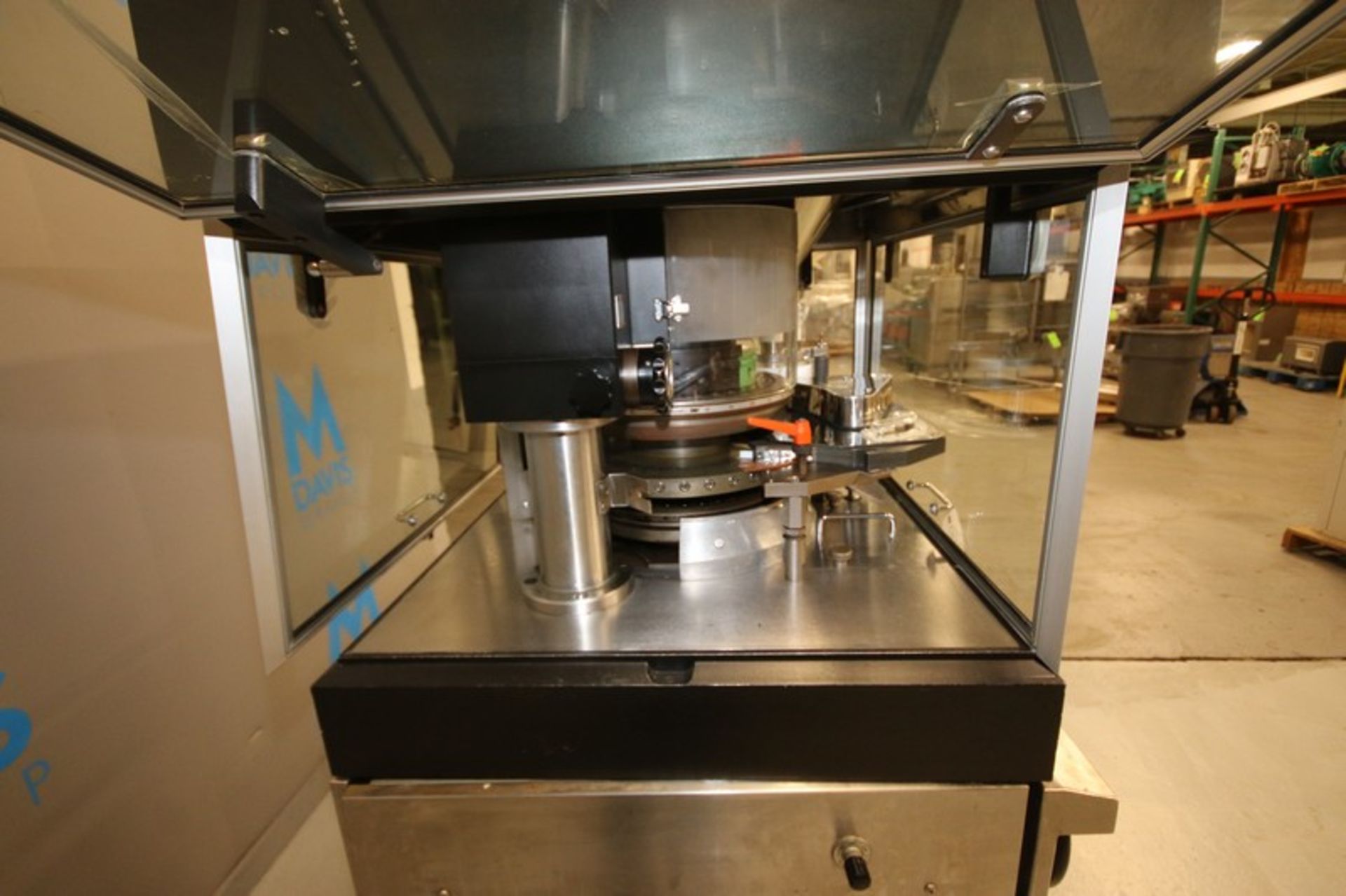 Manesty 34-Station Tablet Press, M/N EQ-034, with (2) S/S Hoppers, with Base & Enclosure (INV#80688) - Image 6 of 15