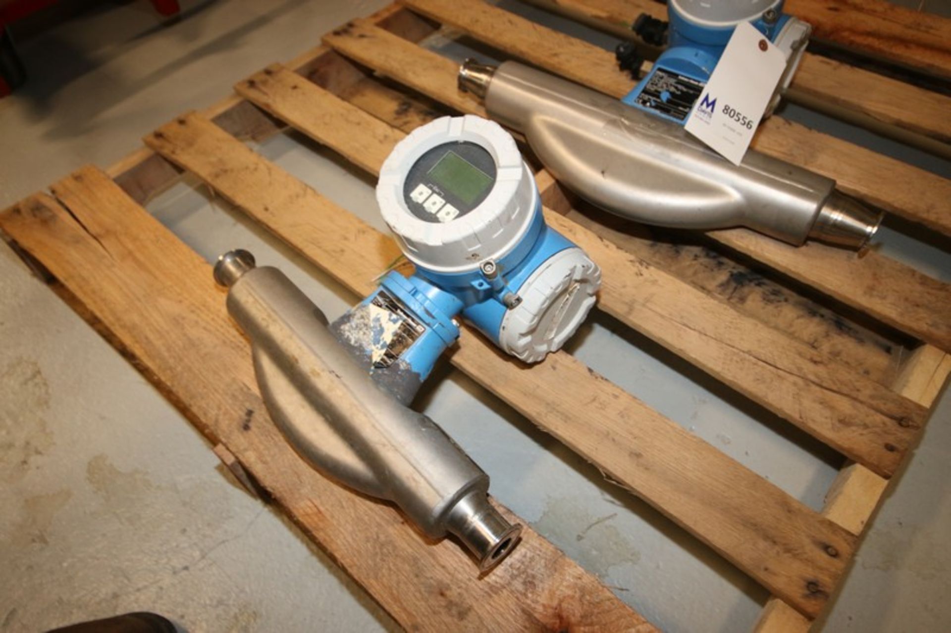 (2) Endress + Hauser Flow Meter,(1) Aprox. 1-1/2" Dia. Clamp Type Inlet/Outlet & (1) Aprox. 1" Clamp - Image 7 of 10