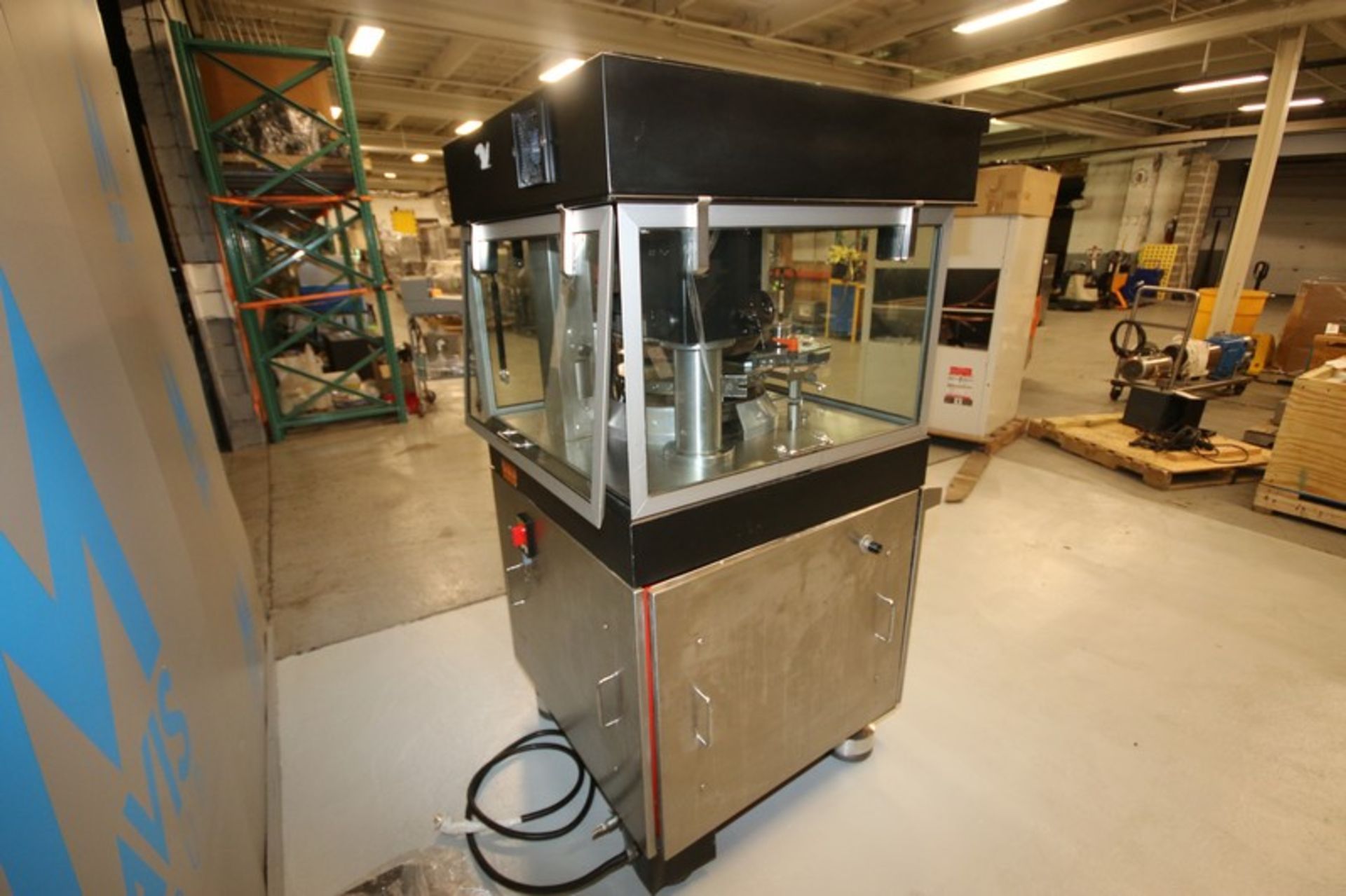 Manesty 34-Station Tablet Press, M/N EQ-034, with (2) S/S Hoppers, with Base & Enclosure (INV#80688) - Image 7 of 15