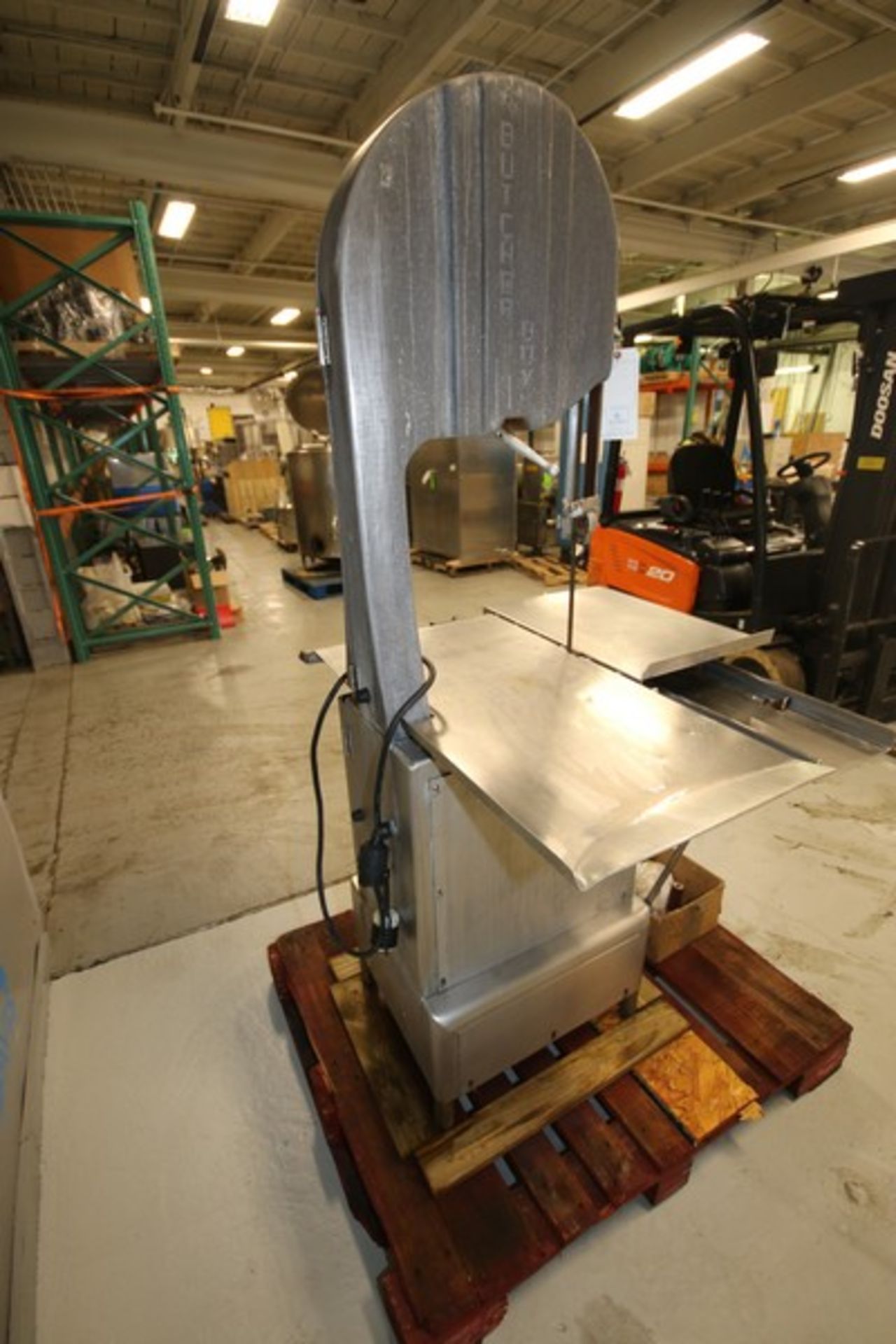 Butcher Boy S/S Vertical Meat Saw, M/N B16-F, S/N 6-22053, 203 Volts, 3 Phase, with Aprox. 36" L x - Image 7 of 9