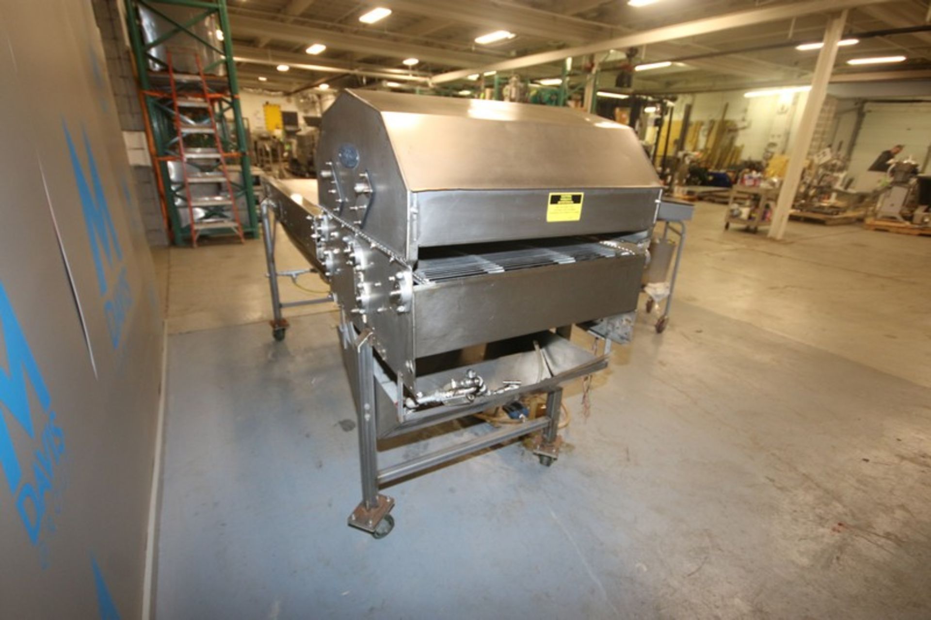 Burford Corp. Oiler,M/N SB-1R, S/N 8825, with (2) Baldor Drives, with S/S Mesh Conveyor, Aprox. 101" - Image 4 of 13
