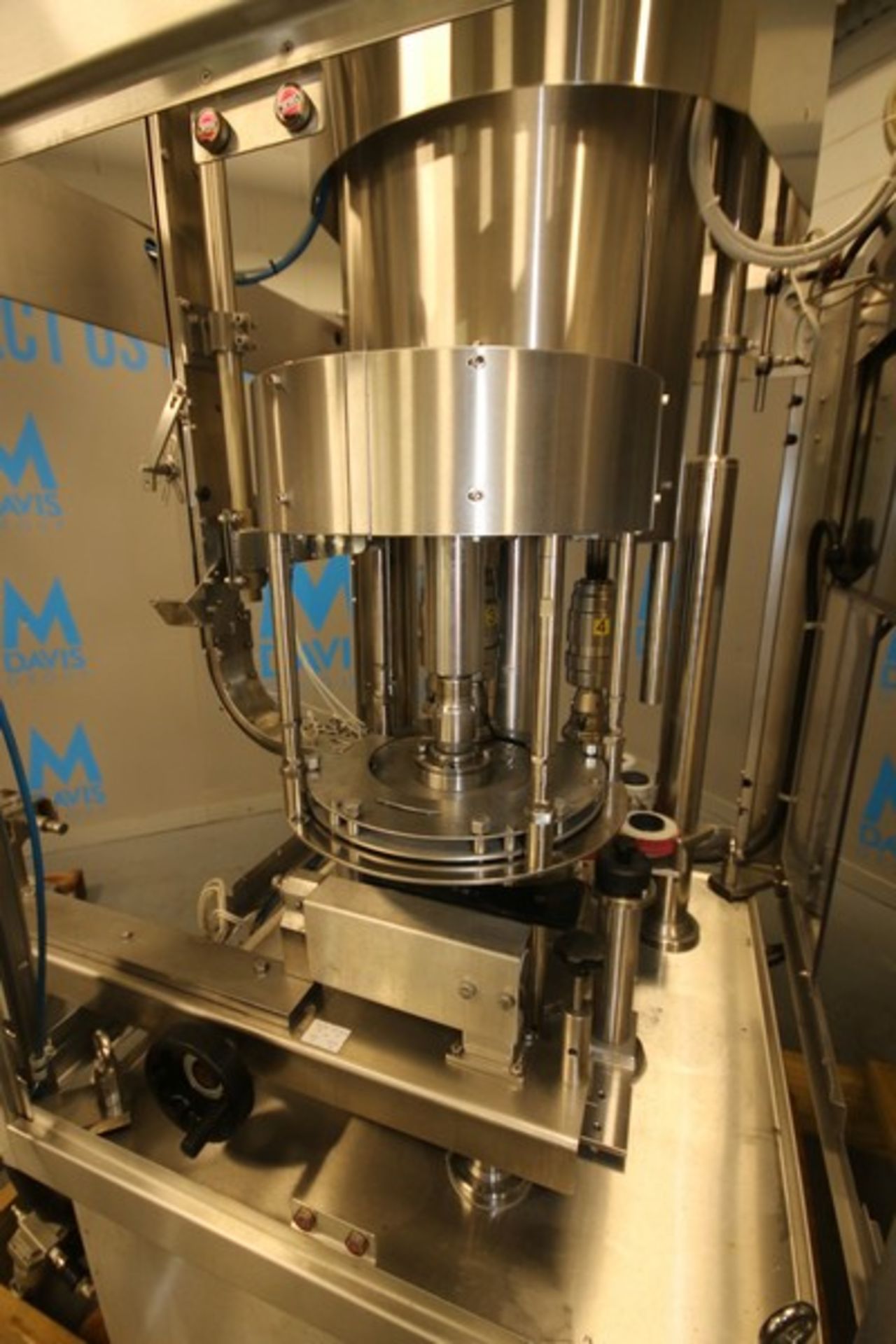 2011 MJM/CLI Rotacap -4- Station Rotary S/S,Screw Capper, Model AROLVP4-S001, SN 12560-07, with - Image 3 of 11