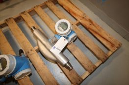 (2) Endress + Hauser Flow Meter,(1) Aprox. 1-1/2" Dia. Clamp Type Inlet/Outlet & (1) Aprox. 1" Clamp