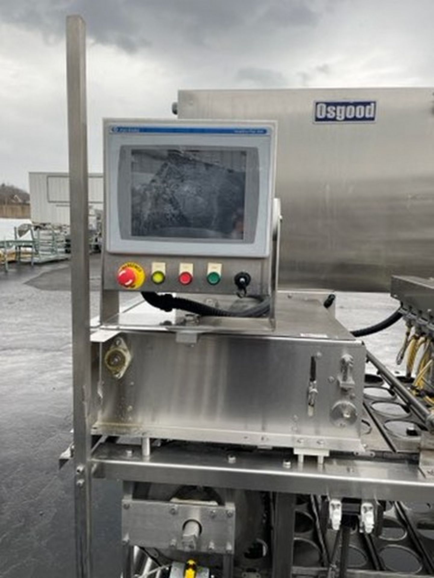 Osgood 4-Lane In-Line S/S Cup Filler,M/N 4800-E, S/N 351-840, Set Up with 3-5/8" W On-Board Change - Image 10 of 18