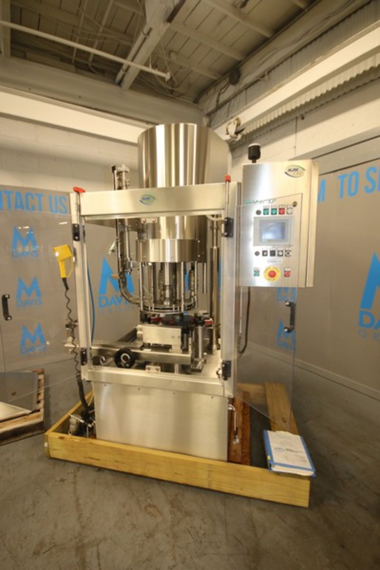 2011 MJM/CLI Rotacap -4- Station Rotary S/S,Screw Capper, Model AROLVP4-S001, SN 12560-07, with - Image 2 of 11