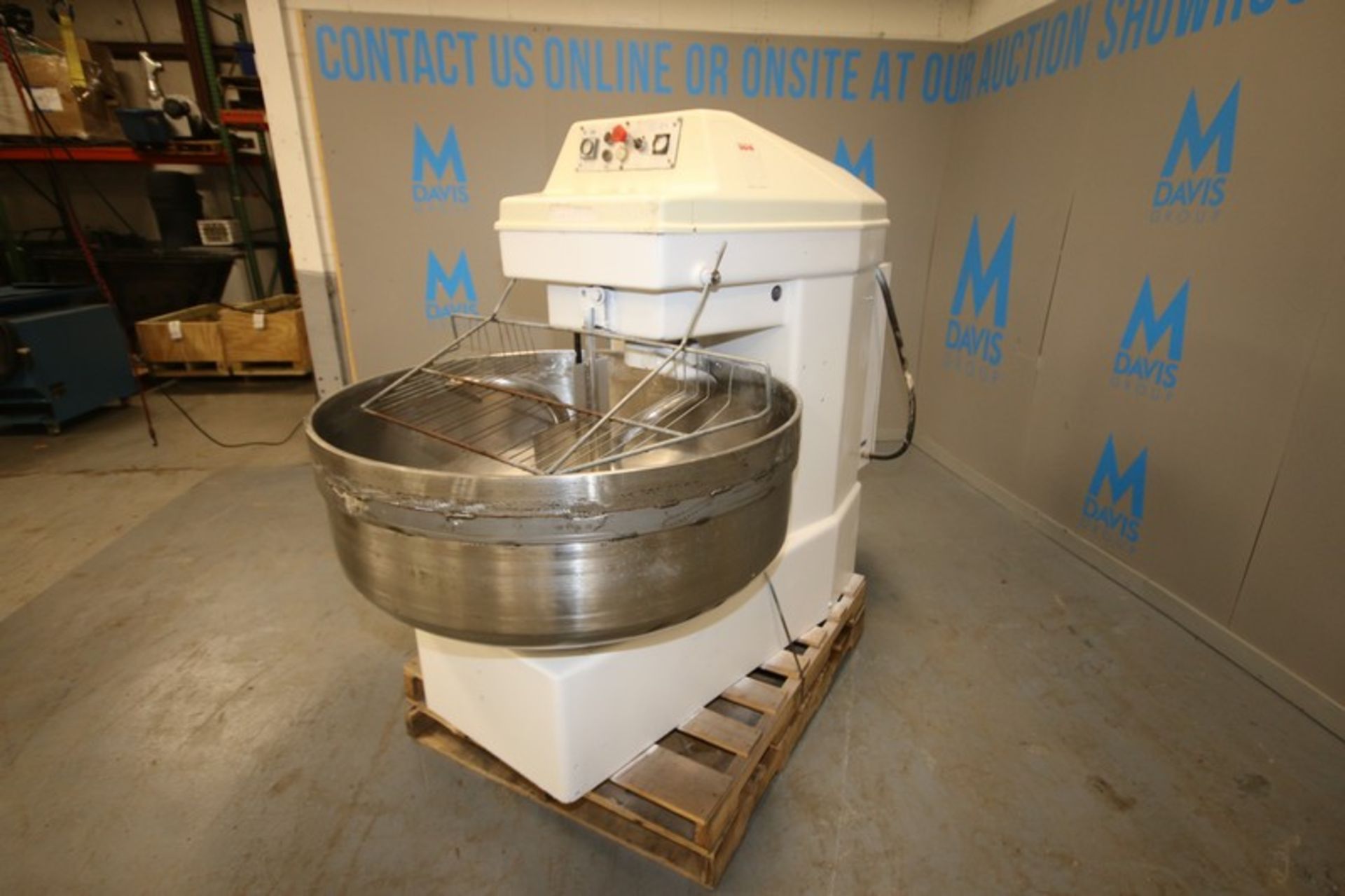 Sigma Aprox. 100 Gal. Spiral Mixer,M/N B250, with Aprox. 43" L x 18" D S/S Bowl (INV#68319)( - Image 2 of 6