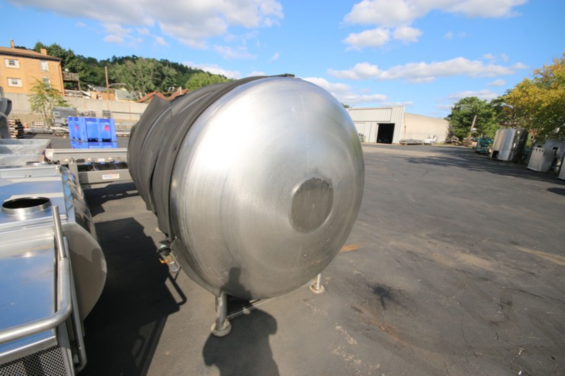 HDP Brewing System Aprox. 1,500 Gal. S/S JacketedTank, M/N CONDITIONING VESSEL 45 HL, S/N CV45 - Image 4 of 11