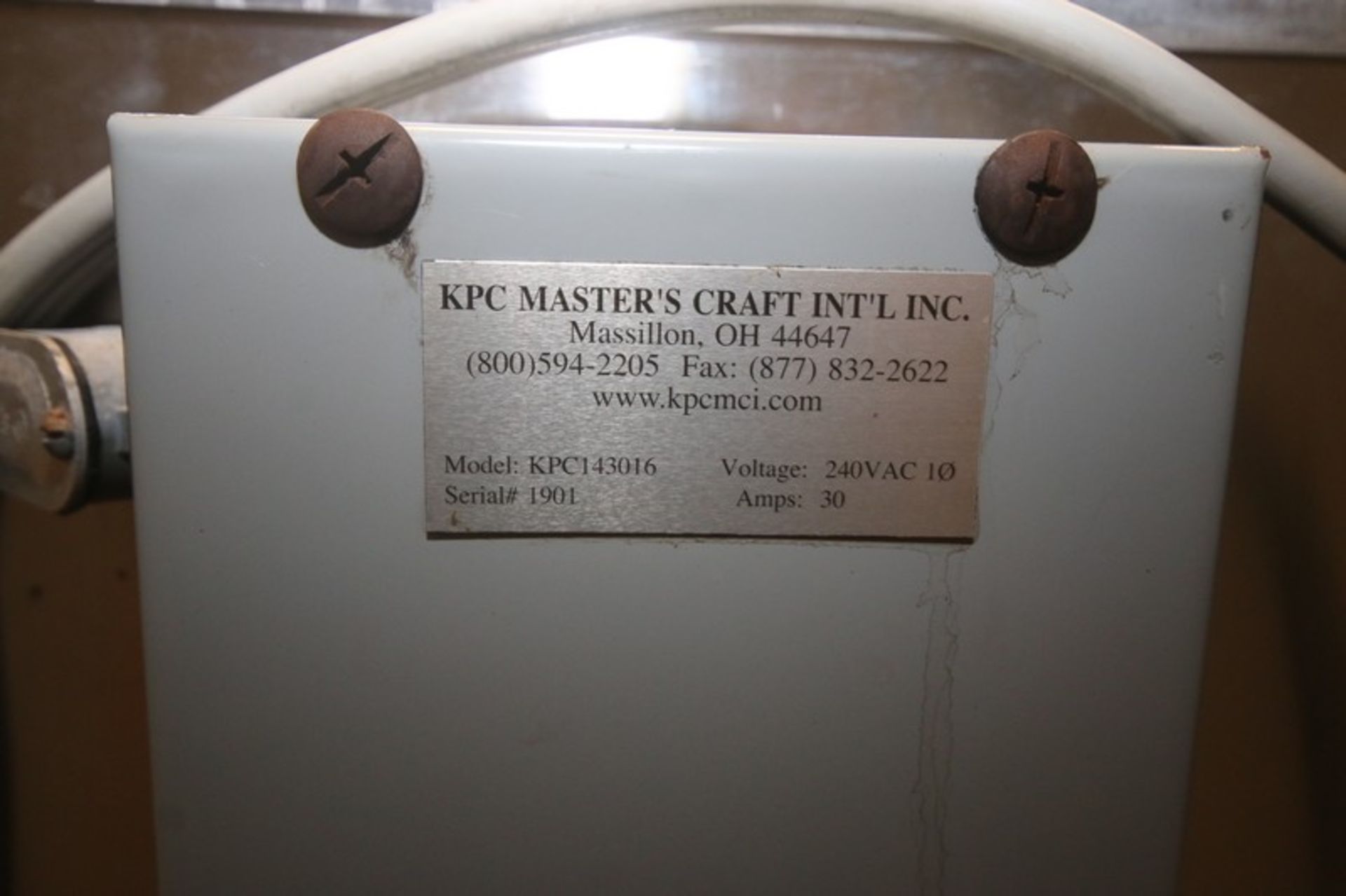 KPC Master's Craft Int'l Inc. S/S Shrink Tunnel,KPC Master's Craft Int'l Inc. S/S Shrink Tunnel, M/N - Image 9 of 9