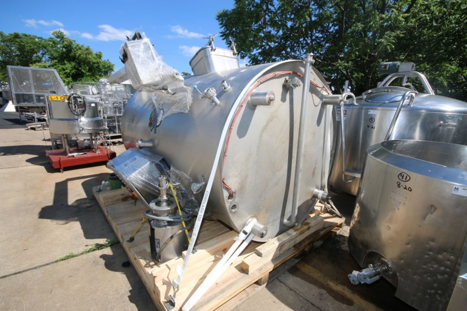 Munker/Braulogistik 15hL Combination Mash Tun/Kettle, M/N Brewhouse, S/N 1, 208 Volts, 3 Phase, with - Image 4 of 24