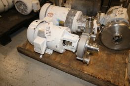 Fristam 3/2 hp Centrifugal Pump, M/N FPX 3531004674, with 2.5" x 2" Clamp Type S/S Head, with