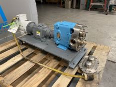 Waukesha Cherry-Burrell 1 hp Positive Displacement Pump, M/N 020 09, S/N 1000002314337, with