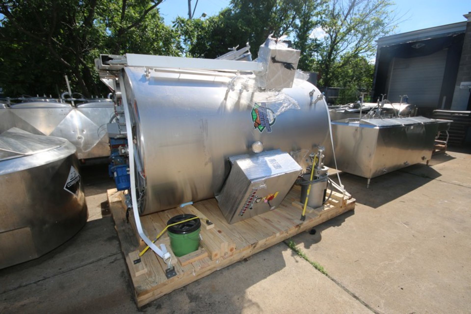 Munker/Braulogistik 15hL Combination Mash Tun/Kettle, M/N Brewhouse, S/N 1, 208 Volts, 3 Phase, with
