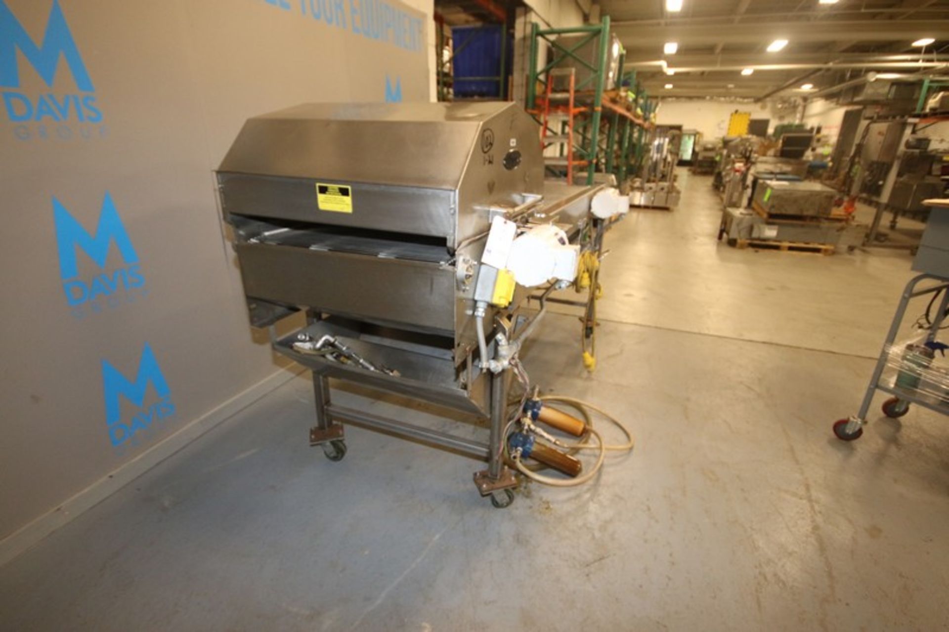 Burford Corp. Oiler,M/N SB-1R, S/N 8825, with (2) Baldor Drives, with S/S Mesh Conveyor, Aprox. 101" - Image 5 of 13
