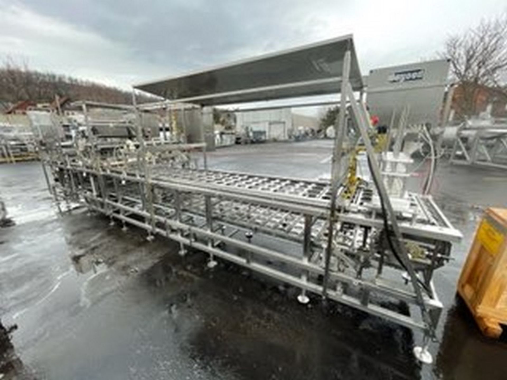 Osgood 4-Lane In-Line S/S Cup Filler,M/N 4800-E, S/N 351-840, Set Up with 3-5/8" W On-Board Change - Image 6 of 18