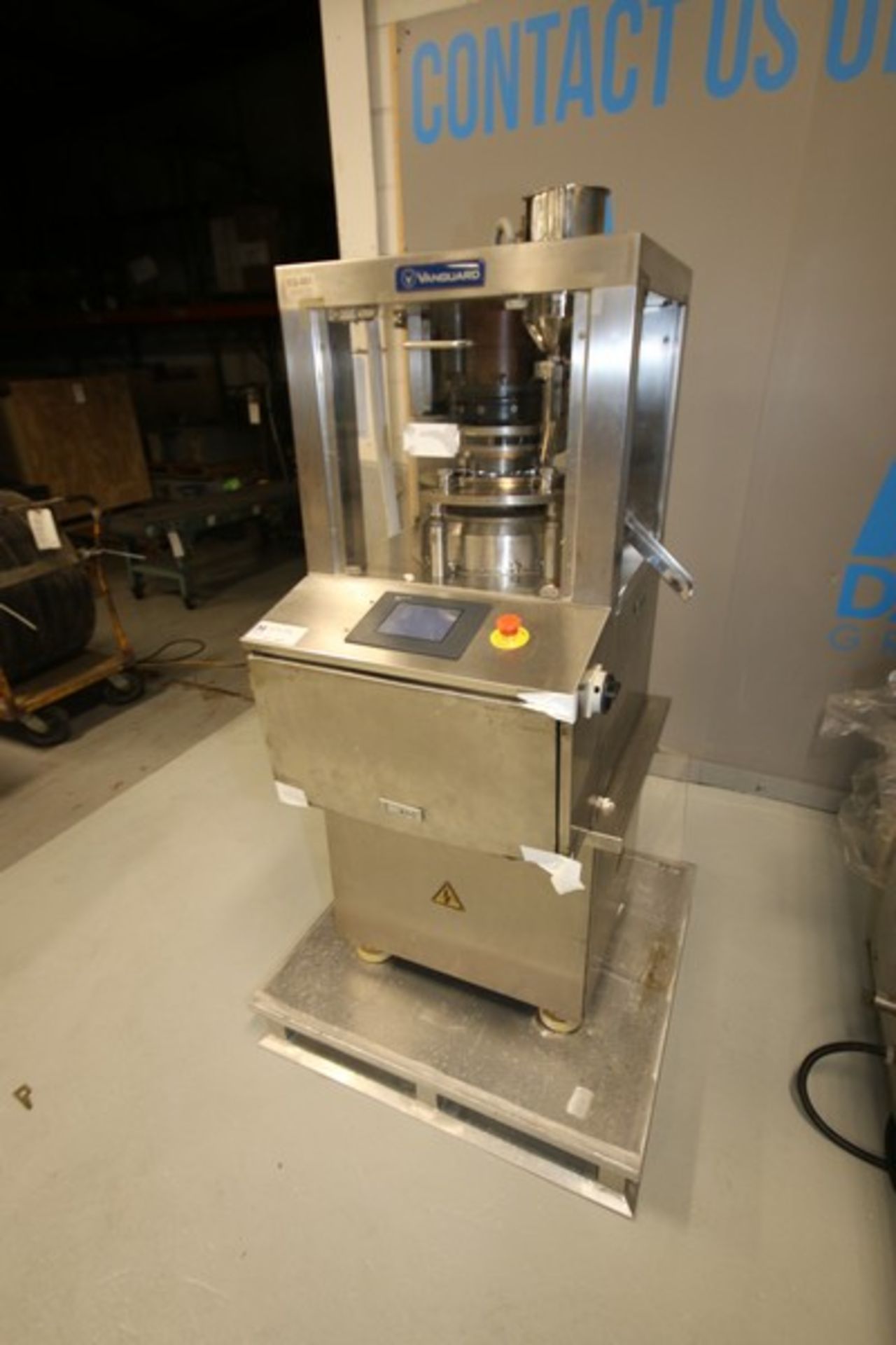 Vanguard 16-Station Tablet Press, with Pro-Face Digital Display, with (2) S/S Discharge Chutes, Moun