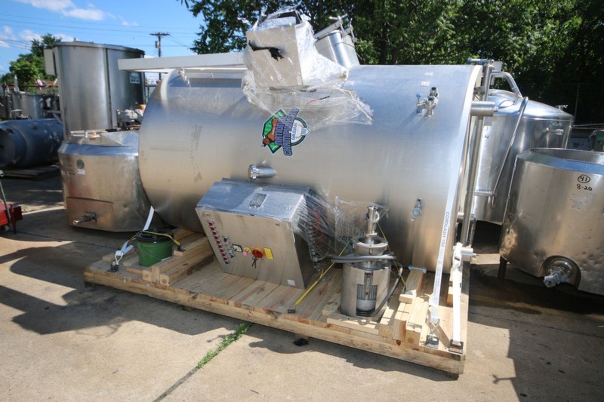Munker/Braulogistik 15hL Combination Mash Tun/Kettle, M/N Brewhouse, S/N 1, 208 Volts, 3 Phase, with - Image 2 of 24