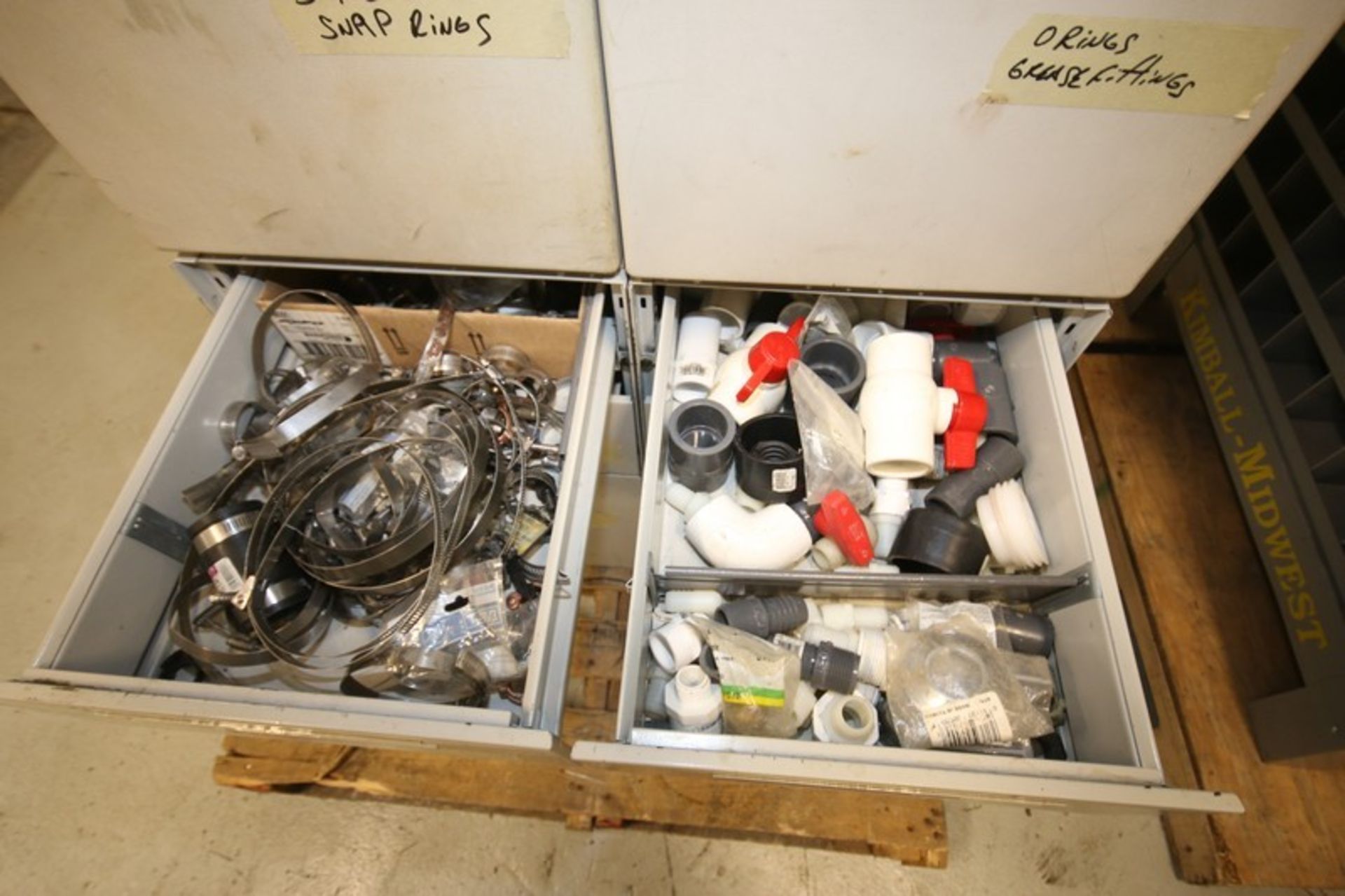 (7) Assorted Cabinets with Maintenance Hardware Including Plumbing Supplies, Electrical Supplies, - Image 8 of 12