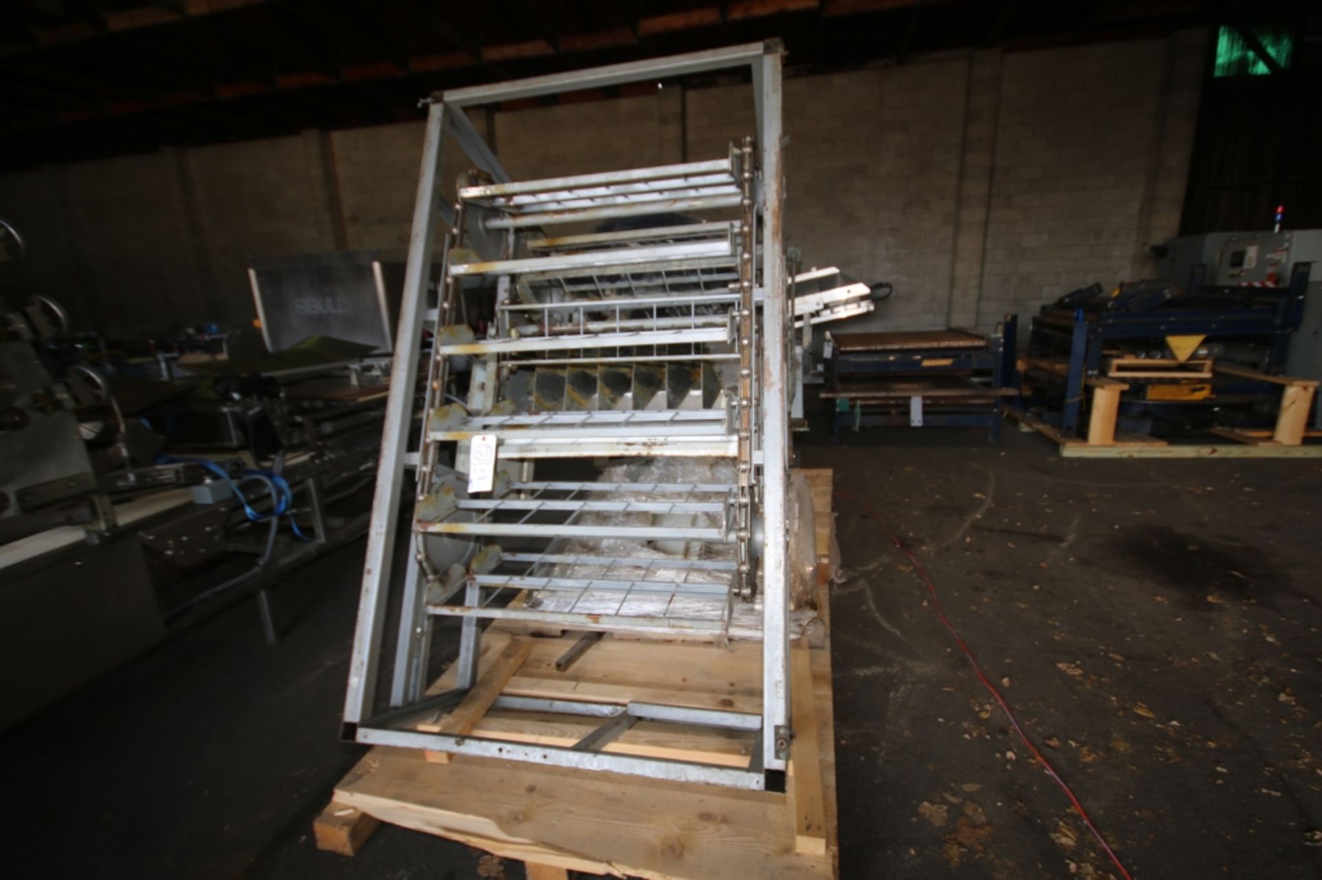 L - Shaped Conveyor Elevator,Aprox. Overall Dim. 117" H x 53" W x 80" L) (INV#69233) (Located at the - Image 2 of 4