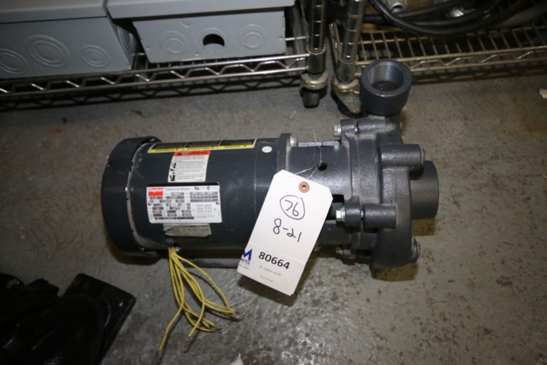 Dayton Model 9N084 2 hp/3485 rpm Pump, 208-230/460V (INV#80664)(Located @ the MDG Auction Showroom