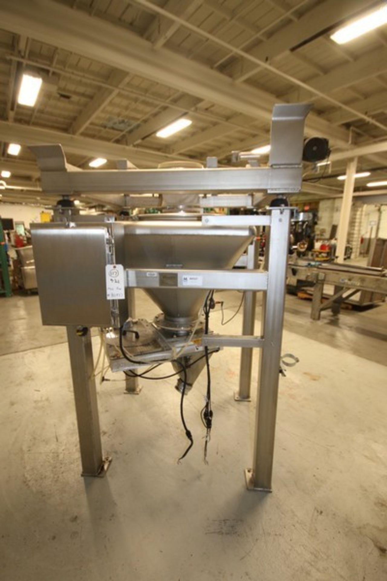 Metalcraft S/S Powder Hopper, Model 1144500,SN 44115-3, with 10" Top Connection with Pneumatic Power - Image 3 of 7