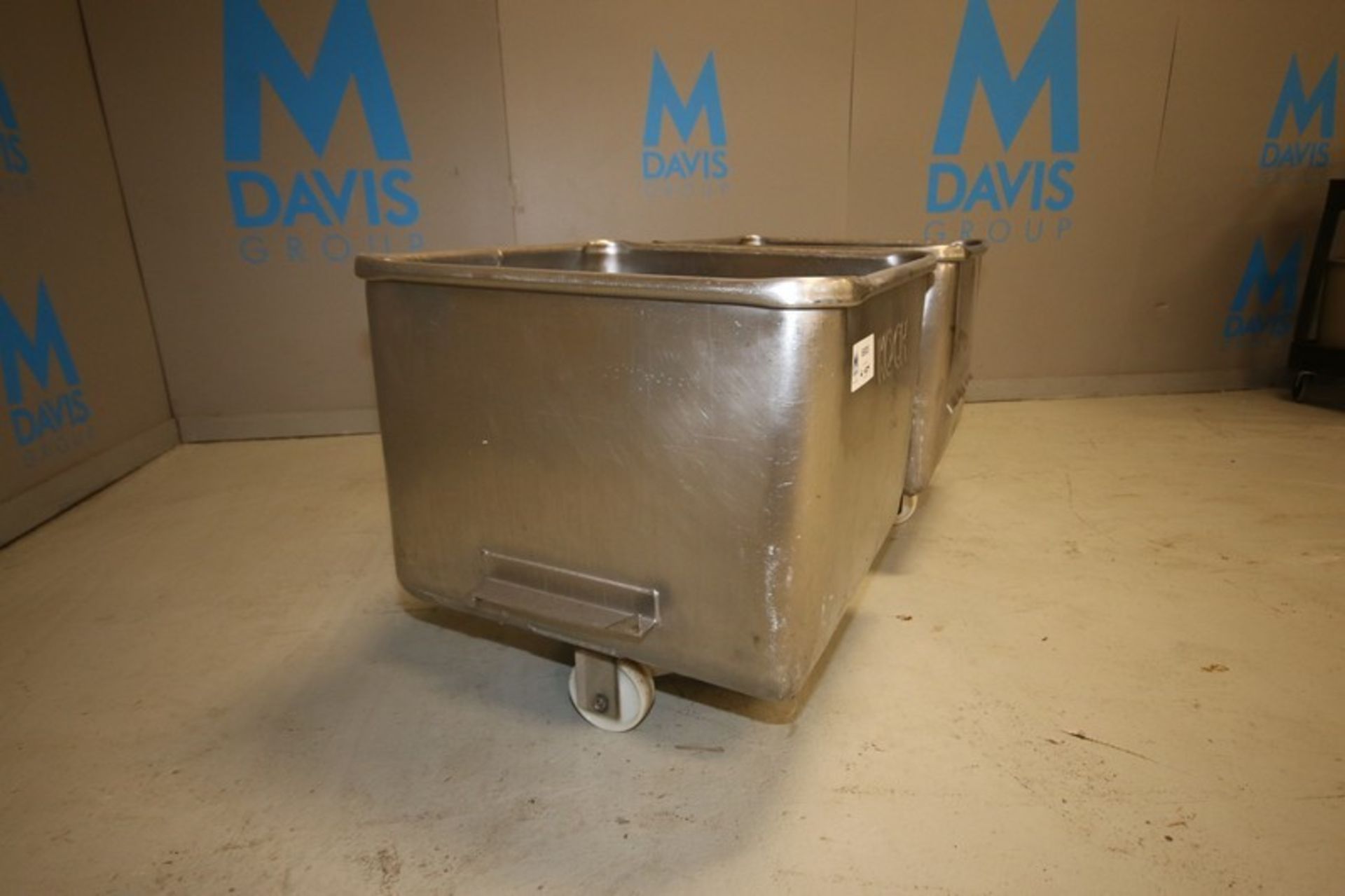 (2) qty. Koch 24" W x 24" W x 19" D S/S PortableColumn Totes, (INV#69303)(Located at the MDG Auction - Image 3 of 3