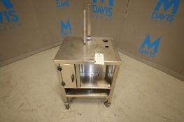 23" W x 19" L x 31" H S/S Portable Stand(INV#70473)(Located at the MDG Auction Showroom--Pittsburgh,