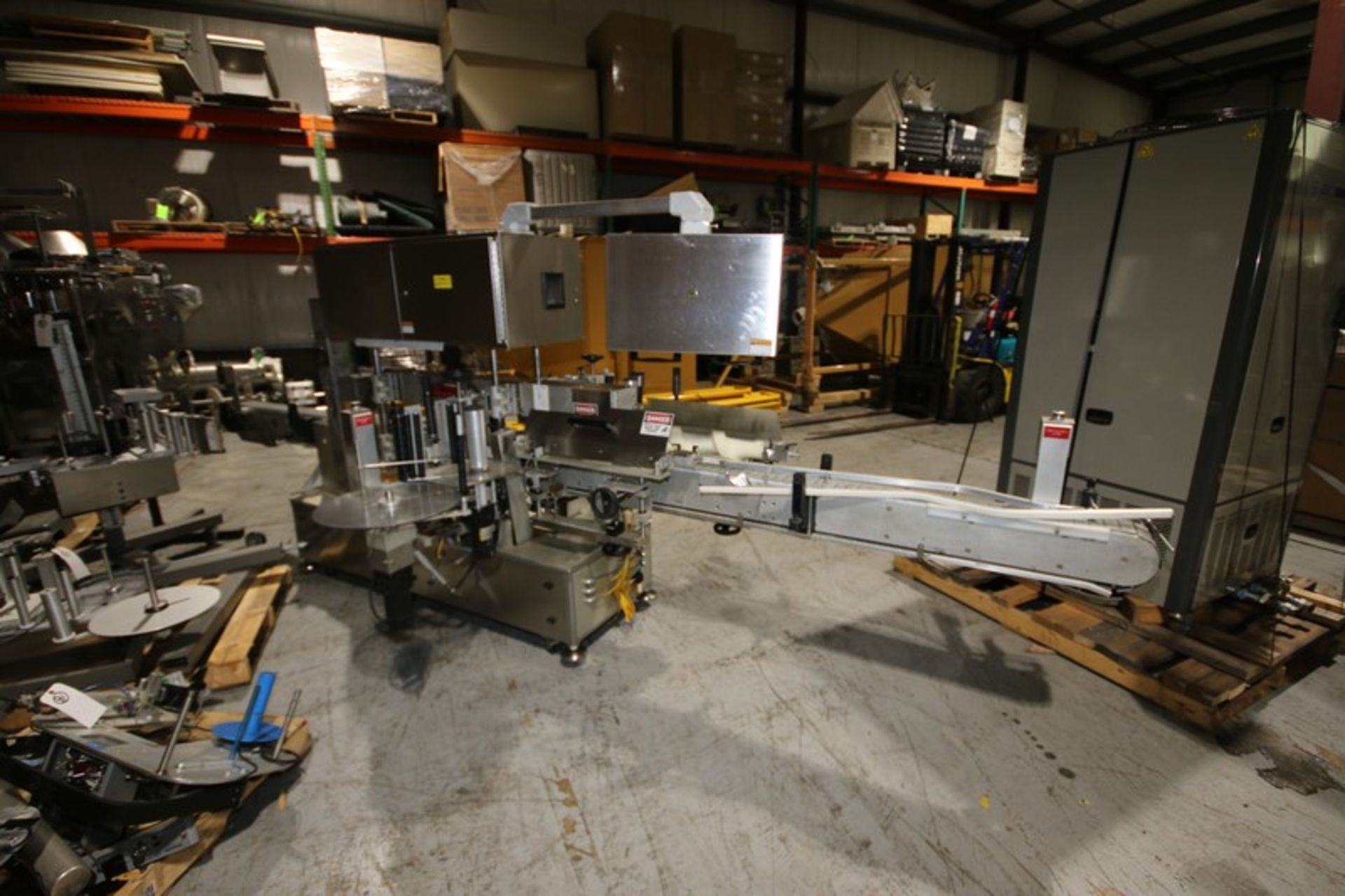 Accraply In-Line LabelerModel 9000 PW, SN 4262, with 4.5" W Conveyor, SP10 Head, Allen Bradley - Image 6 of 13