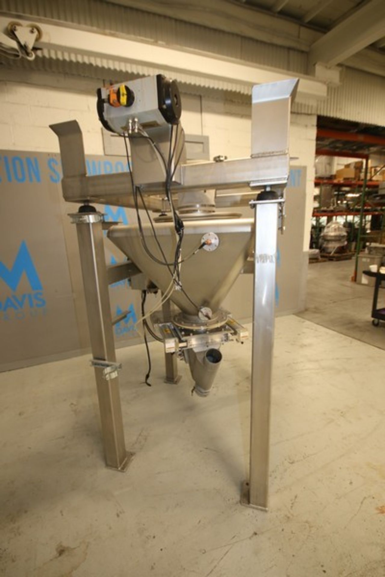 Metalcraft S/S Powder Hopper,Model 1144500, SN 44115-2, with 10" Top Connection, 4" Bottom - Image 2 of 7