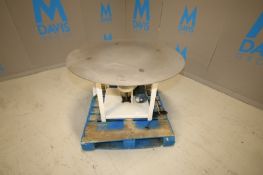 48" x 28" H Round Accumulation Table with S/S Top,1/4 hp/1725 rpm, 115/230V (INV#80653)(Located @