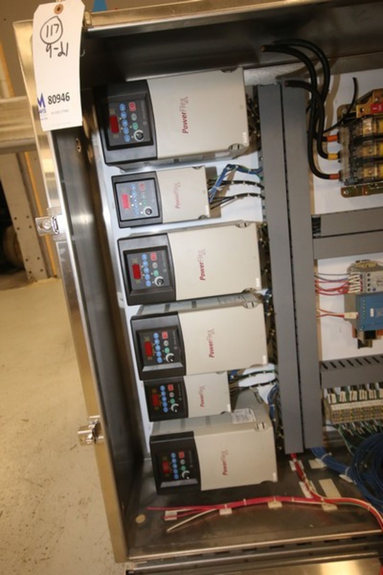 Metalcraft 5' L x 3' W x 12"D S/S Control Panelwith Allen Bradley Micrologix 1500 PLC Controller - Image 4 of 7