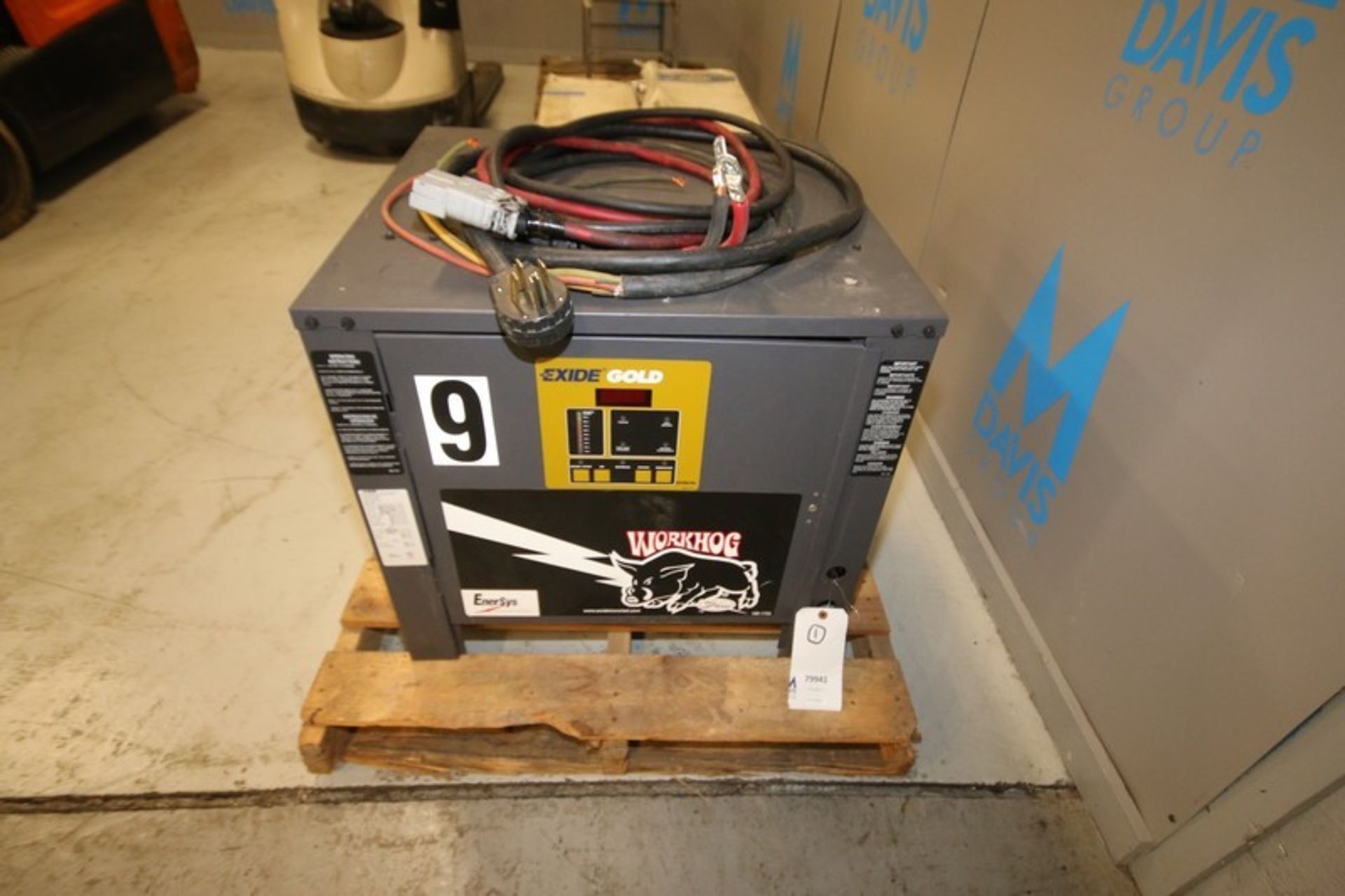 Exide Gold 36V Forklift Battery Charger, ModelWG3-18-775, SN DB114932, 208/240/480V 3 Phase(INV#