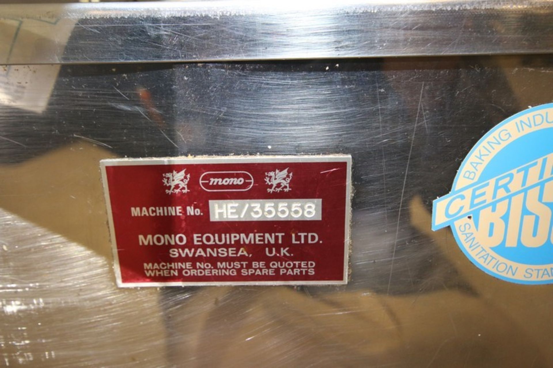 Mono Portable Dough Rounder, Mach No. HE/35558(INV#69118)(Located at the MDG Auction Showroom-- - Image 6 of 6