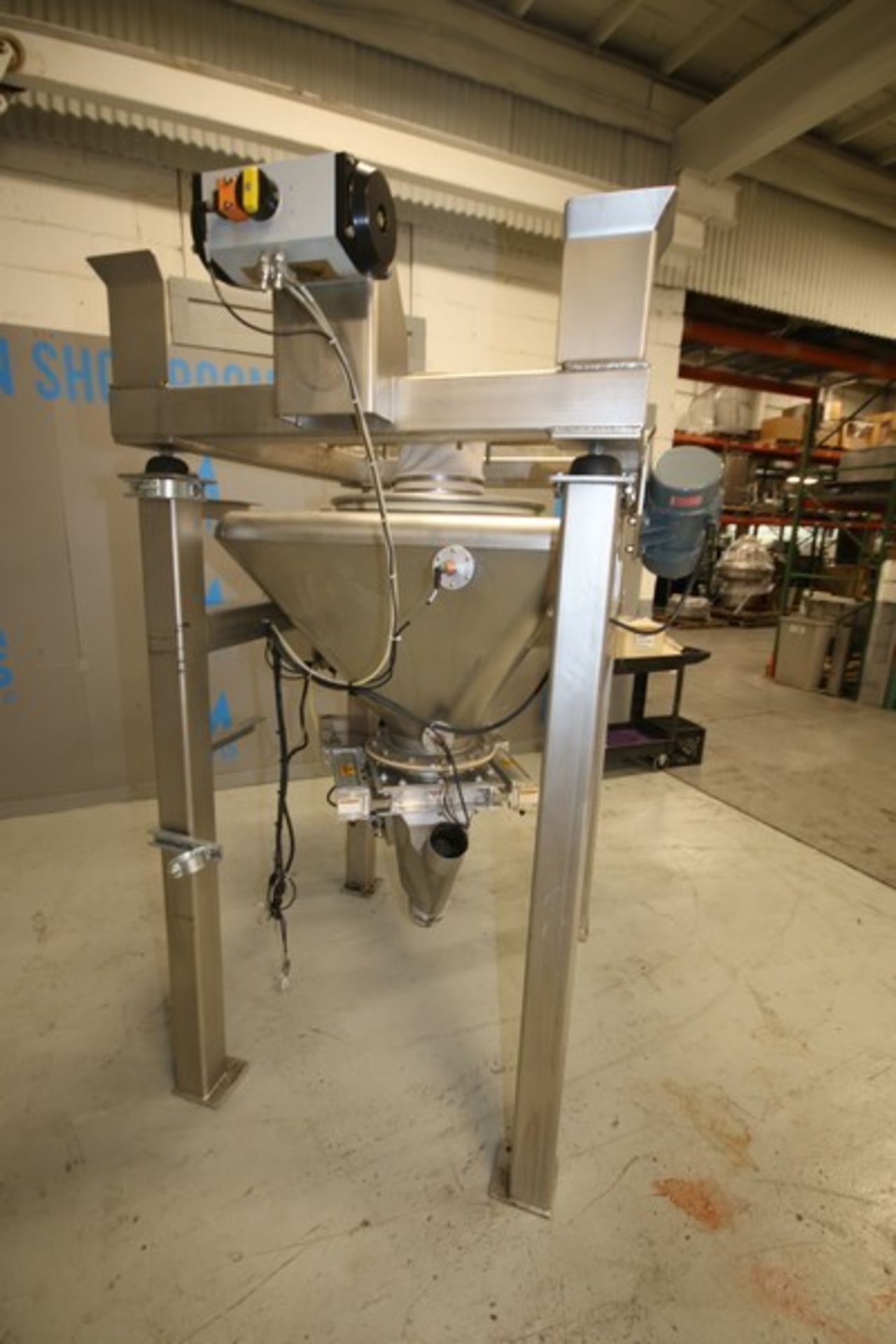 Metalcraft S/S Powder Hopper, Model 1144500,SN 44115-3, with 10" Top Connection with Pneumatic Power - Image 2 of 7