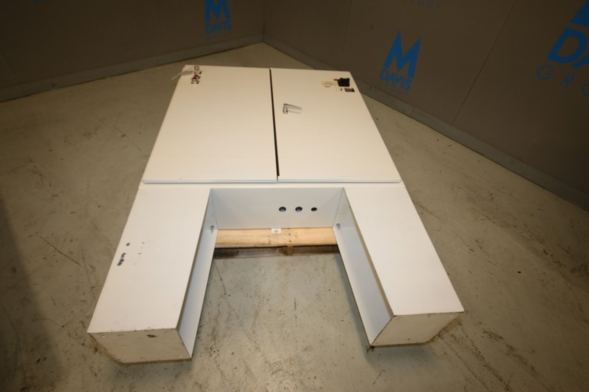 Hoffman/BMI 4' H x 4' W x 12" D 2-Door Production Control Panel with Allen Bradley SLC 5-04 PLC