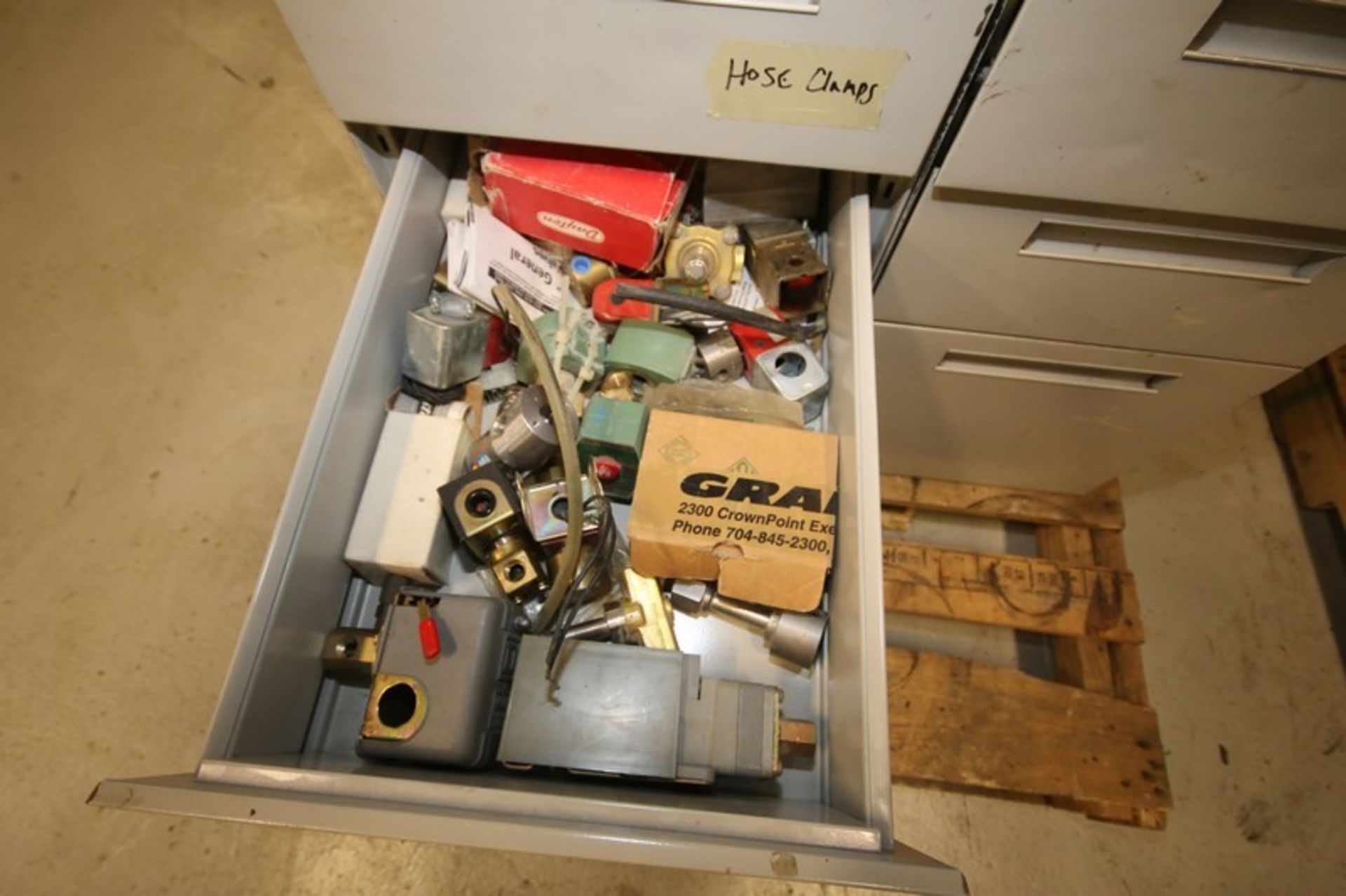 (7) Assorted Cabinets with Maintenance Hardware Including Plumbing Supplies, Electrical Supplies, - Image 9 of 12