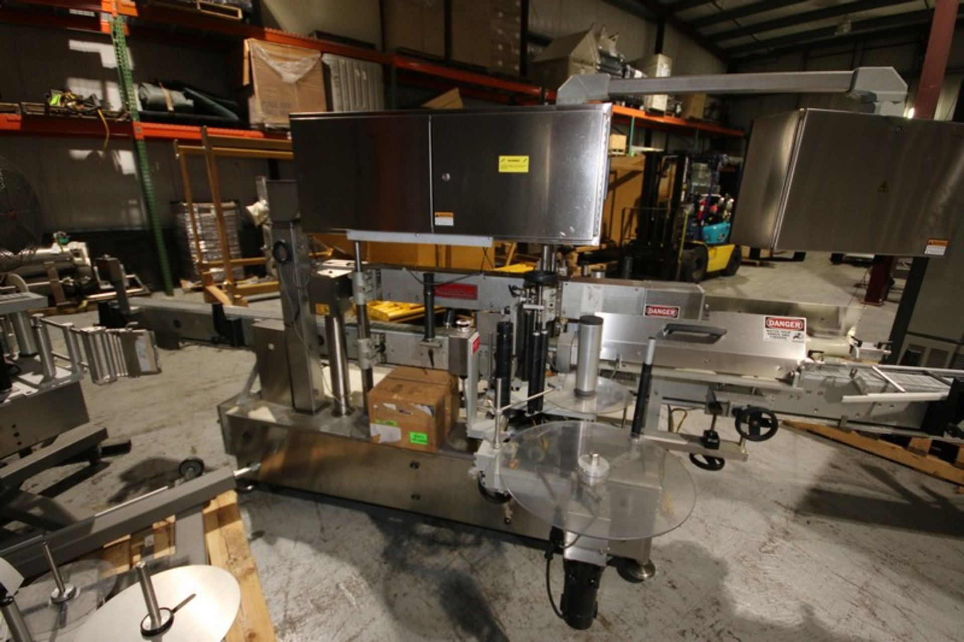 Accraply In-Line LabelerModel 9000 PW, SN 4262, with 4.5" W Conveyor, SP10 Head, Allen Bradley - Image 8 of 13